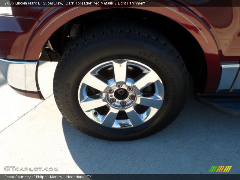 Dark Toreador Red Metallic / Light Parchment 2006 Lincoln Mark LT SuperCrew