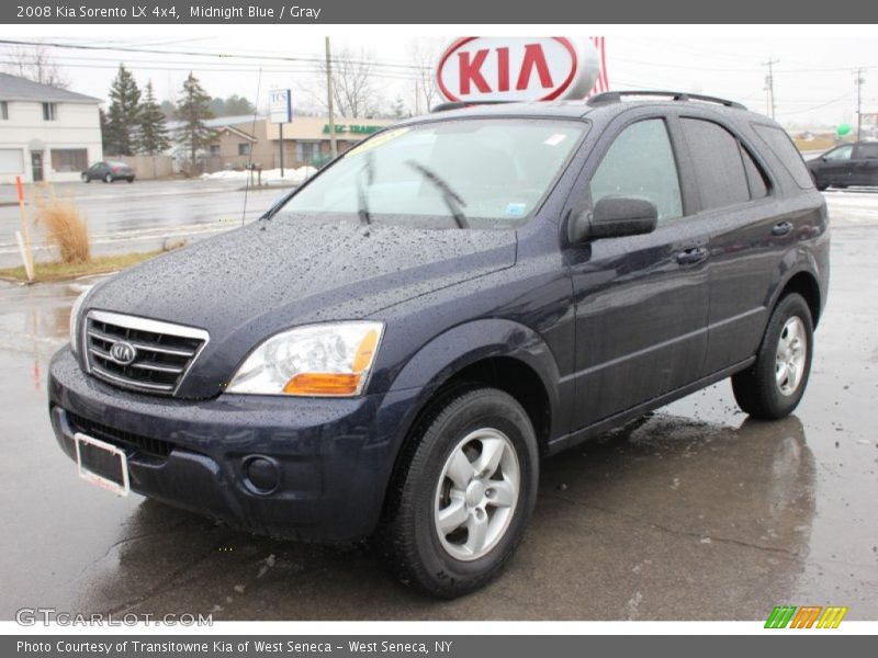 Midnight Blue / Gray 2008 Kia Sorento LX 4x4