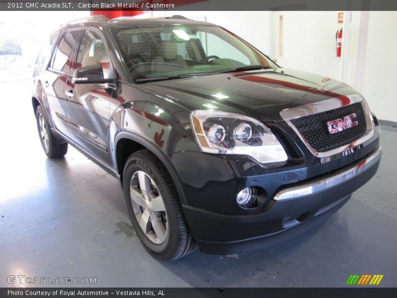 Carbon Black Metallic / Cashmere 2012 GMC Acadia SLT