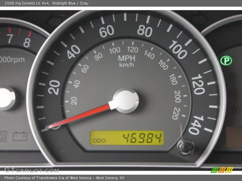 Midnight Blue / Gray 2008 Kia Sorento LX 4x4