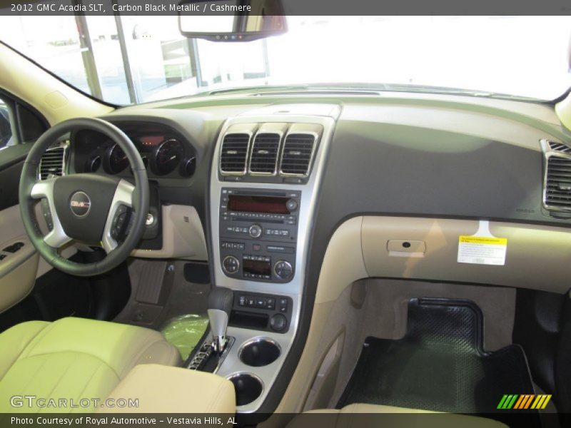 Carbon Black Metallic / Cashmere 2012 GMC Acadia SLT