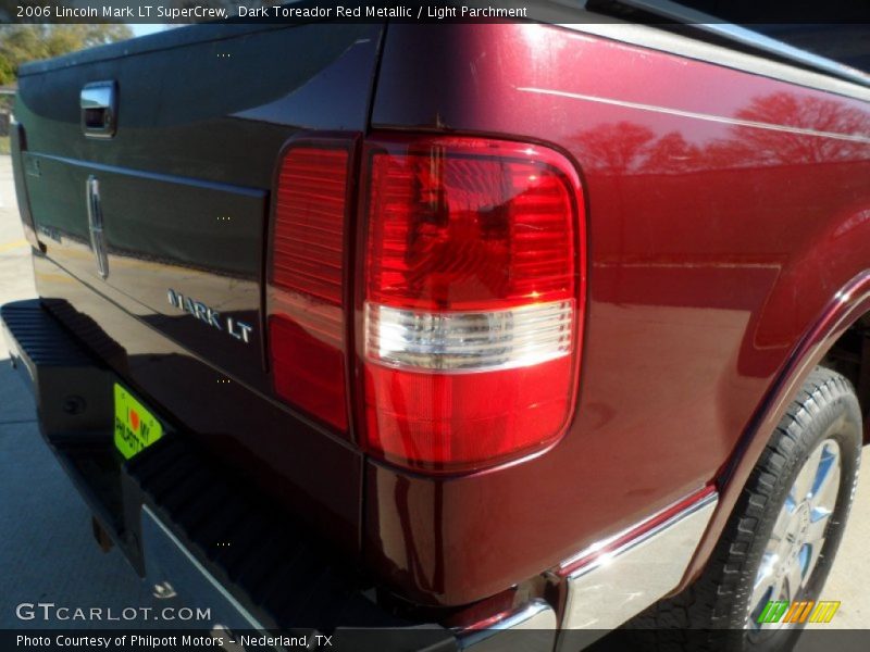 Dark Toreador Red Metallic / Light Parchment 2006 Lincoln Mark LT SuperCrew