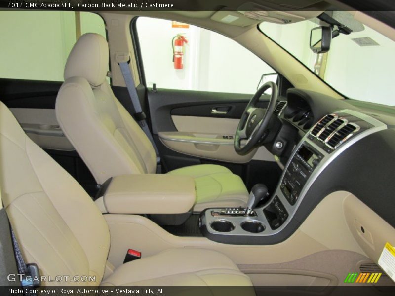 Carbon Black Metallic / Cashmere 2012 GMC Acadia SLT