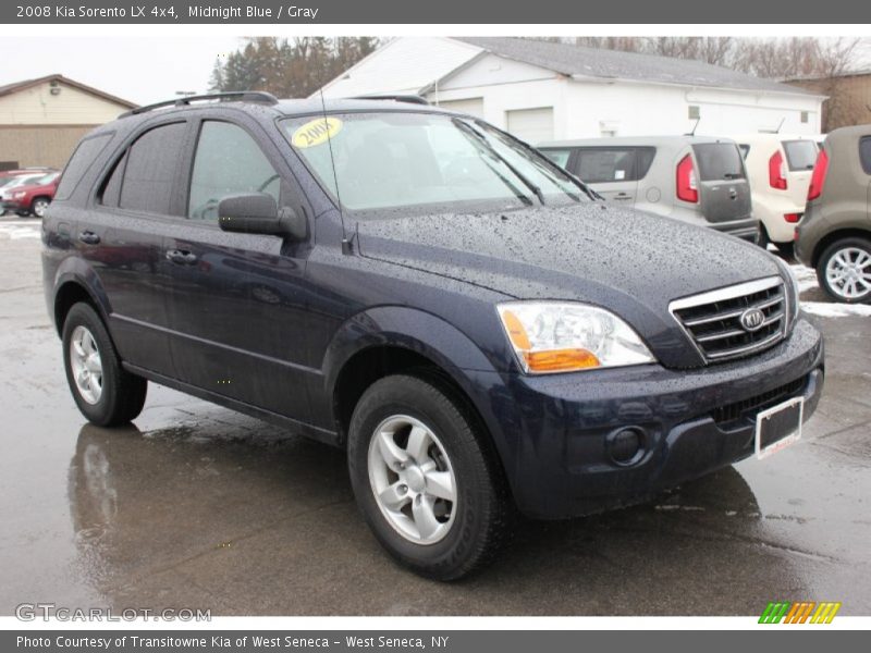 Midnight Blue / Gray 2008 Kia Sorento LX 4x4