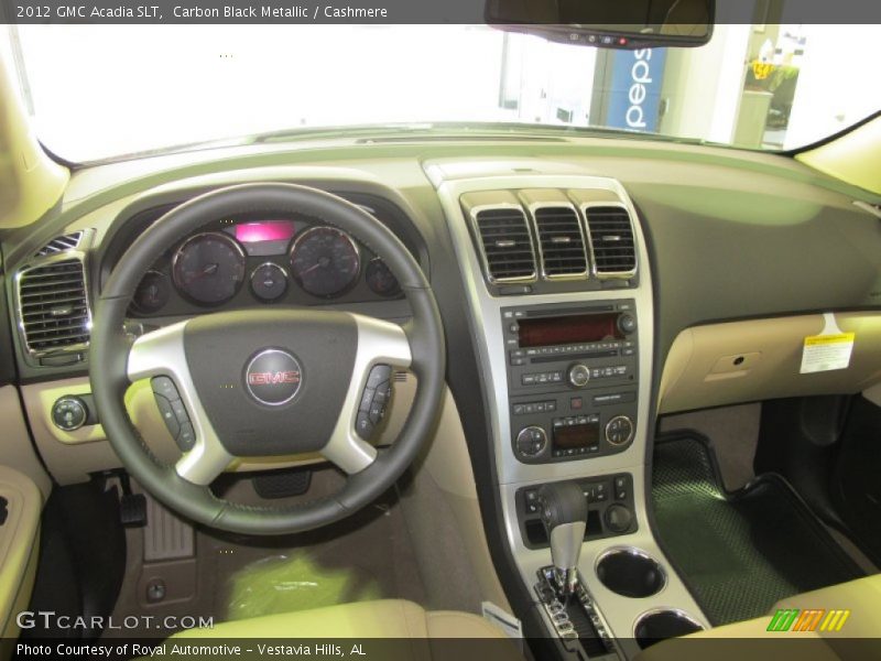 Carbon Black Metallic / Cashmere 2012 GMC Acadia SLT