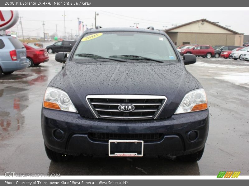 Midnight Blue / Gray 2008 Kia Sorento LX 4x4