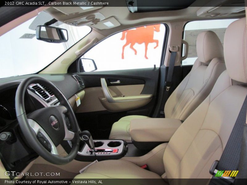 Carbon Black Metallic / Cashmere 2012 GMC Acadia SLT