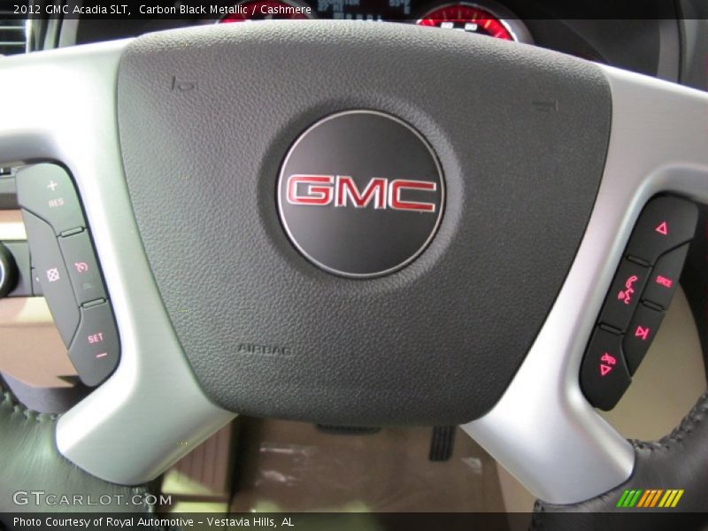 Carbon Black Metallic / Cashmere 2012 GMC Acadia SLT