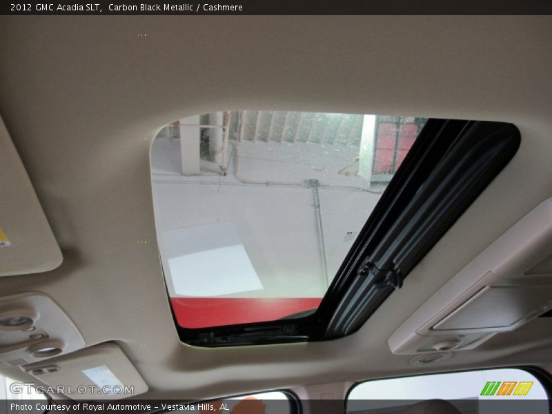 Carbon Black Metallic / Cashmere 2012 GMC Acadia SLT