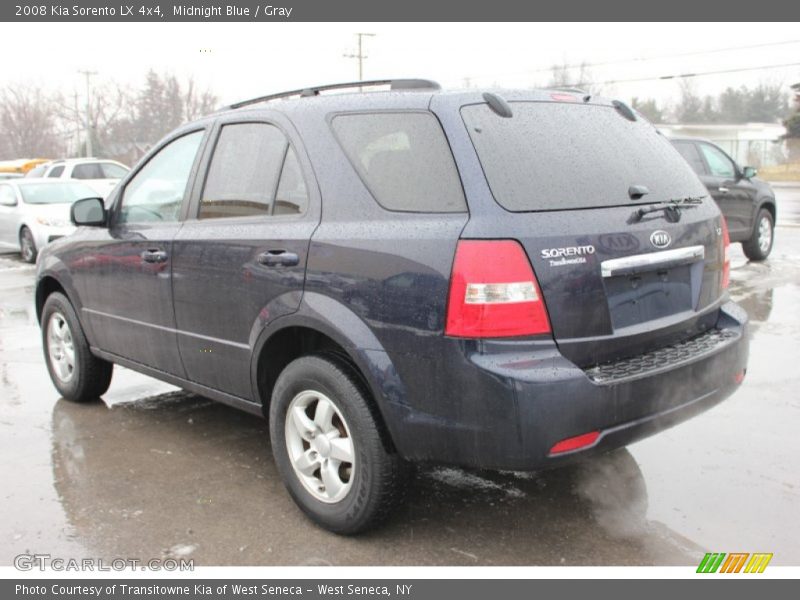 Midnight Blue / Gray 2008 Kia Sorento LX 4x4