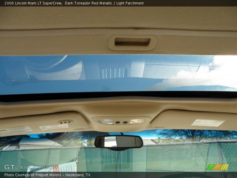 Dark Toreador Red Metallic / Light Parchment 2006 Lincoln Mark LT SuperCrew