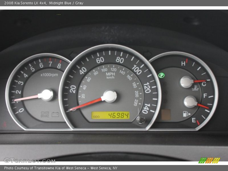 Midnight Blue / Gray 2008 Kia Sorento LX 4x4