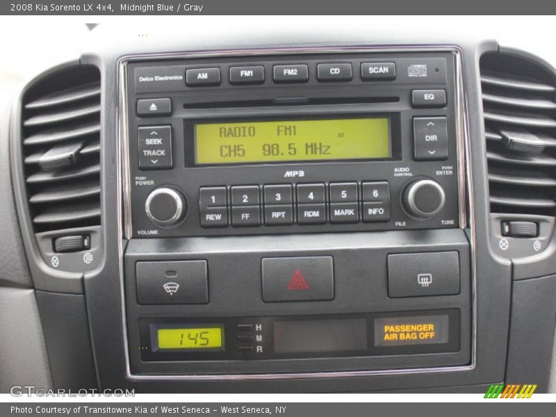 Midnight Blue / Gray 2008 Kia Sorento LX 4x4