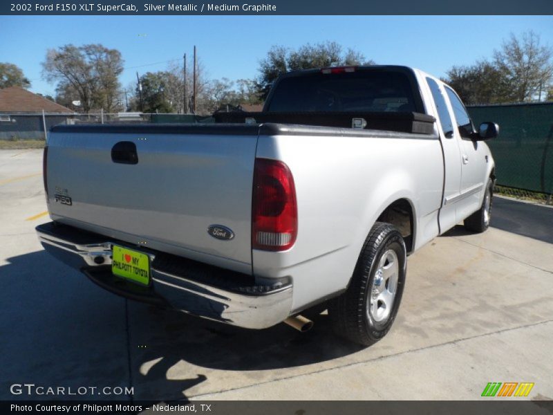 Silver Metallic / Medium Graphite 2002 Ford F150 XLT SuperCab