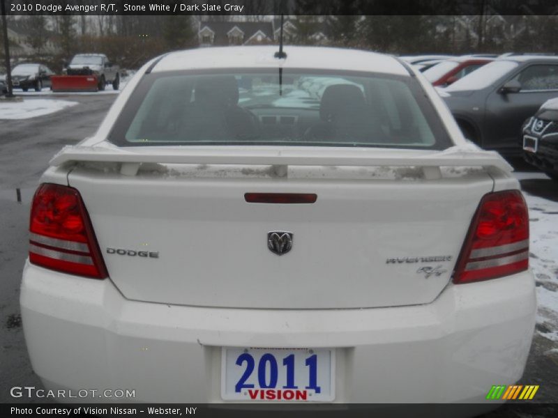 Stone White / Dark Slate Gray 2010 Dodge Avenger R/T