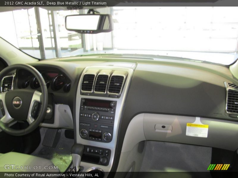 Deep Blue Metallic / Light Titanium 2012 GMC Acadia SLT