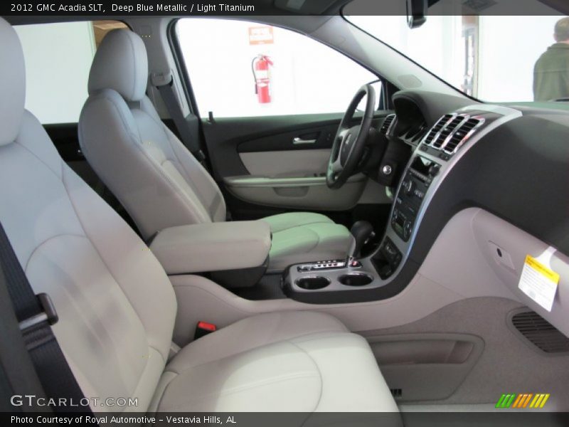 Deep Blue Metallic / Light Titanium 2012 GMC Acadia SLT