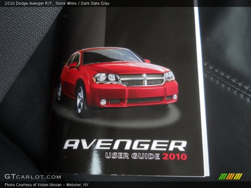 Stone White / Dark Slate Gray 2010 Dodge Avenger R/T