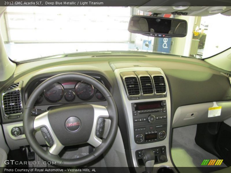 Deep Blue Metallic / Light Titanium 2012 GMC Acadia SLT