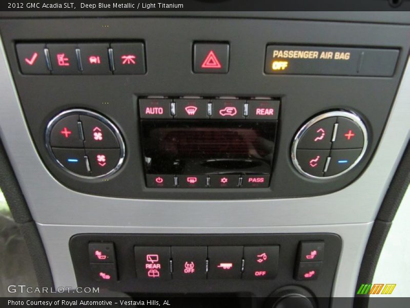 Deep Blue Metallic / Light Titanium 2012 GMC Acadia SLT