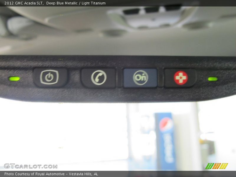 Deep Blue Metallic / Light Titanium 2012 GMC Acadia SLT