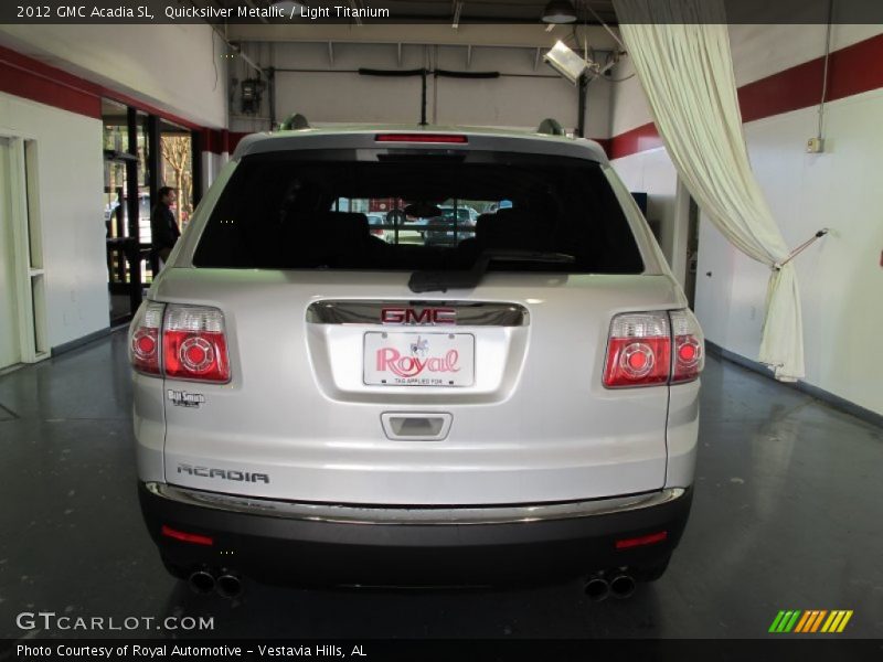 Quicksilver Metallic / Light Titanium 2012 GMC Acadia SL