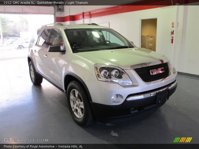 Quicksilver Metallic / Light Titanium 2012 GMC Acadia SL