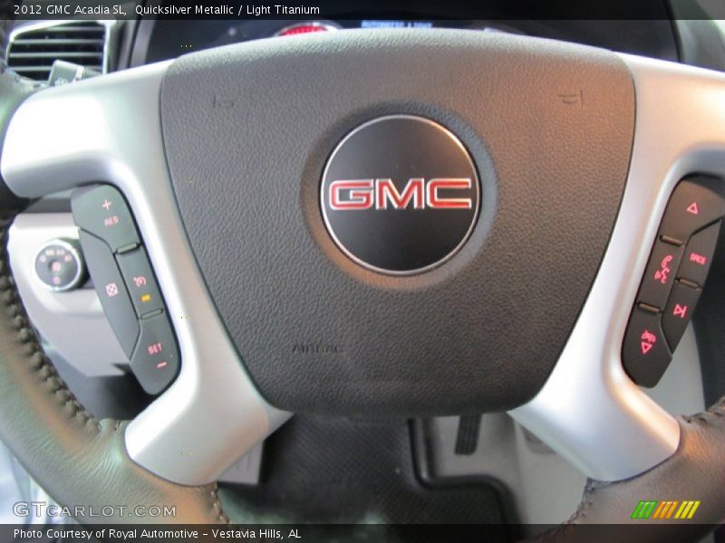 Quicksilver Metallic / Light Titanium 2012 GMC Acadia SL