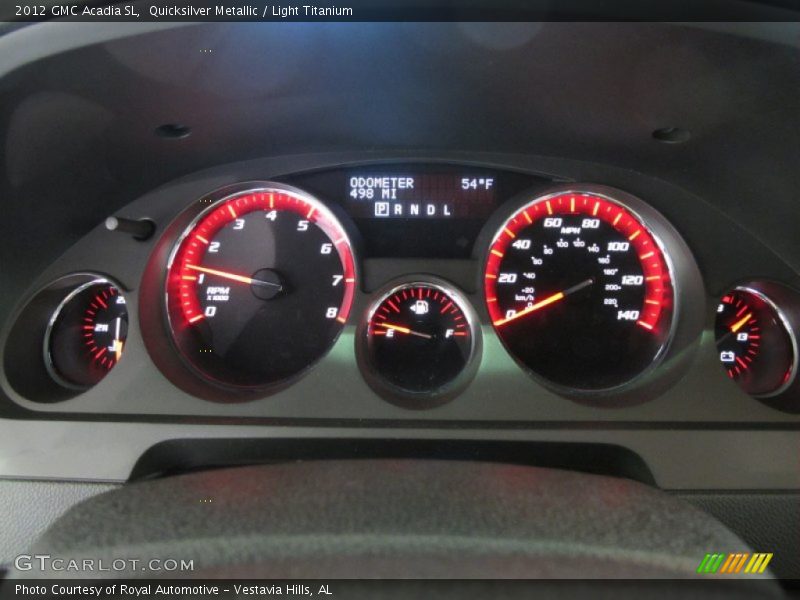 Quicksilver Metallic / Light Titanium 2012 GMC Acadia SL