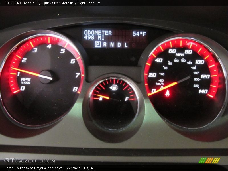 Quicksilver Metallic / Light Titanium 2012 GMC Acadia SL