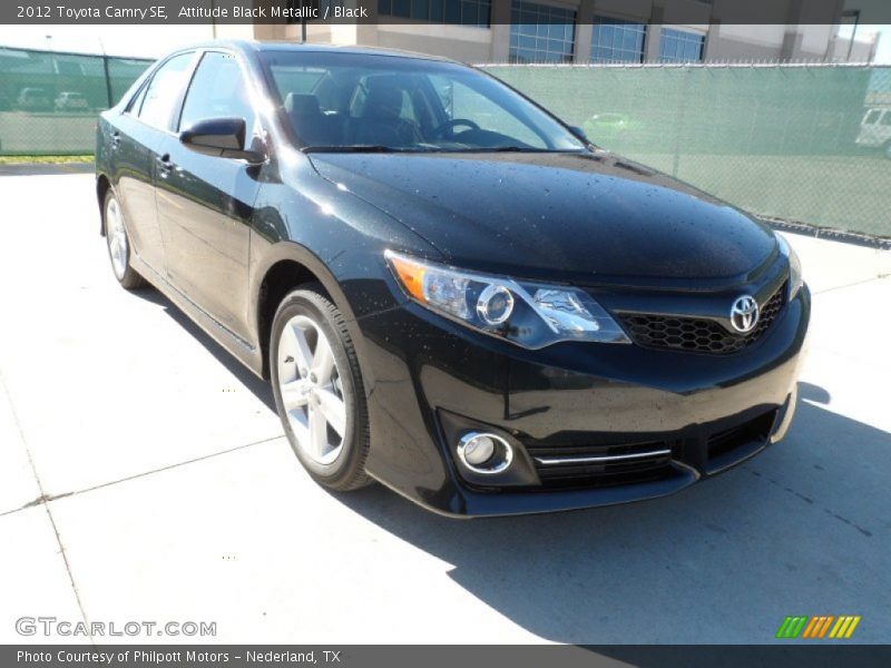 Attitude Black Metallic / Black 2012 Toyota Camry SE