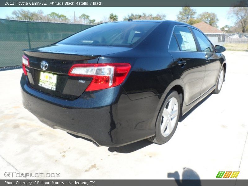 Attitude Black Metallic / Black 2012 Toyota Camry SE