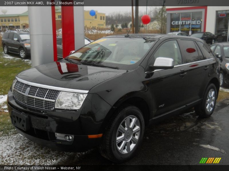 Black / Medium Camel 2007 Lincoln MKX AWD