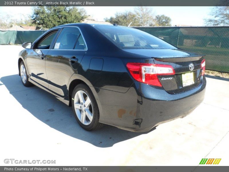 Attitude Black Metallic / Black 2012 Toyota Camry SE