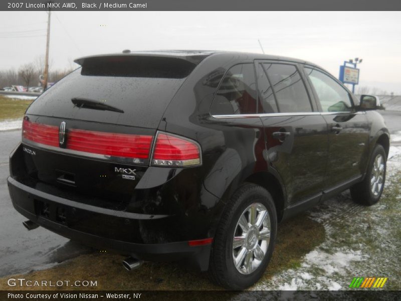 Black / Medium Camel 2007 Lincoln MKX AWD