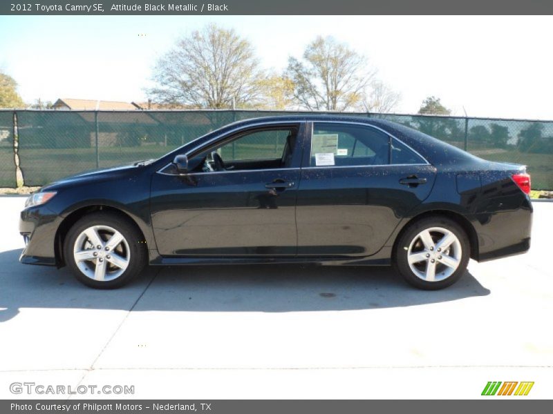 Attitude Black Metallic / Black 2012 Toyota Camry SE