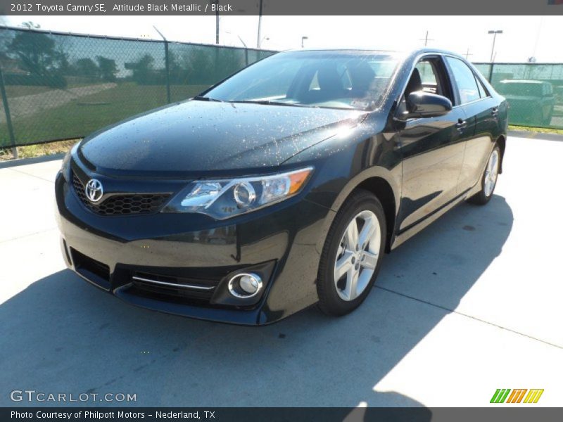 Attitude Black Metallic / Black 2012 Toyota Camry SE