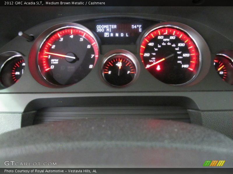 Medium Brown Metallic / Cashmere 2012 GMC Acadia SLT