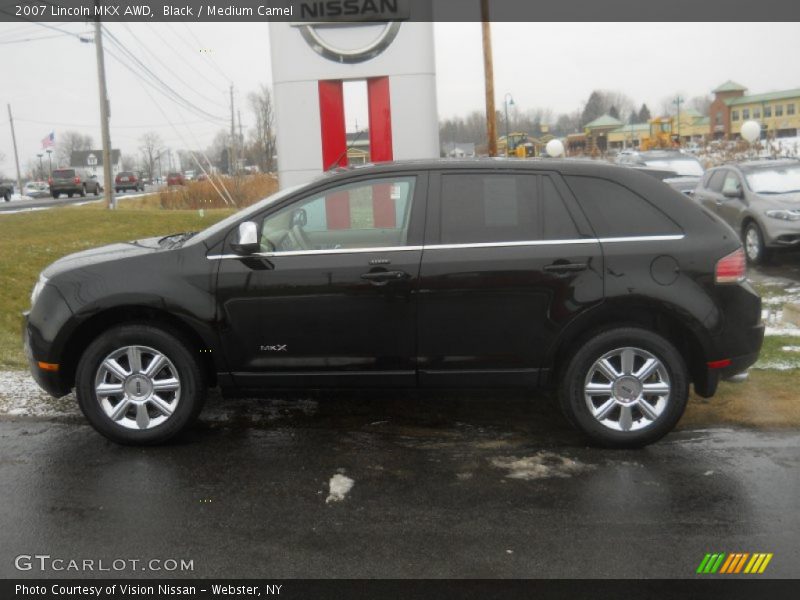 Black / Medium Camel 2007 Lincoln MKX AWD