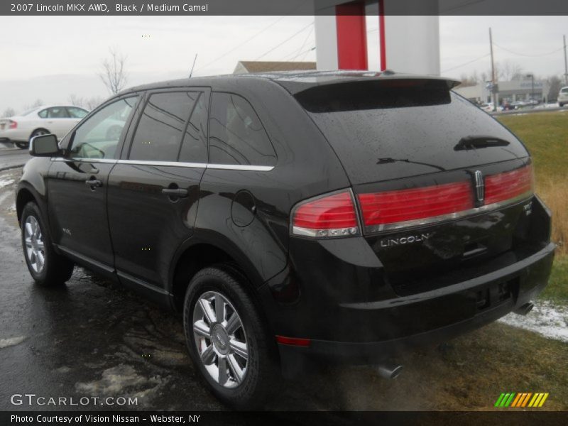 Black / Medium Camel 2007 Lincoln MKX AWD