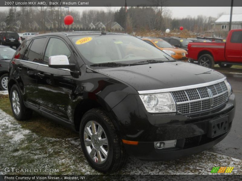 Black / Medium Camel 2007 Lincoln MKX AWD