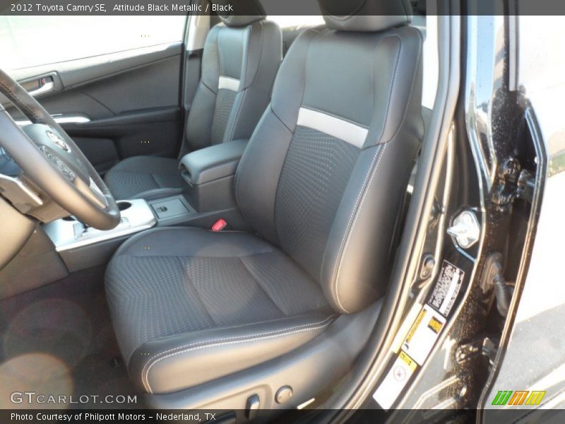 Attitude Black Metallic / Black 2012 Toyota Camry SE