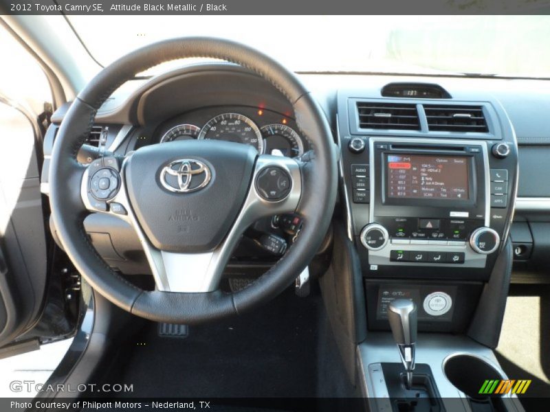Attitude Black Metallic / Black 2012 Toyota Camry SE