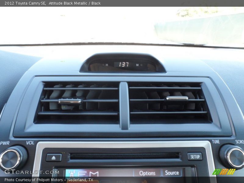 Attitude Black Metallic / Black 2012 Toyota Camry SE