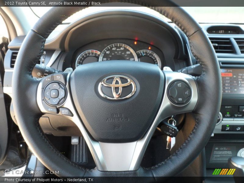 Attitude Black Metallic / Black 2012 Toyota Camry SE