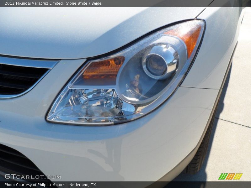 Stone White / Beige 2012 Hyundai Veracruz Limited