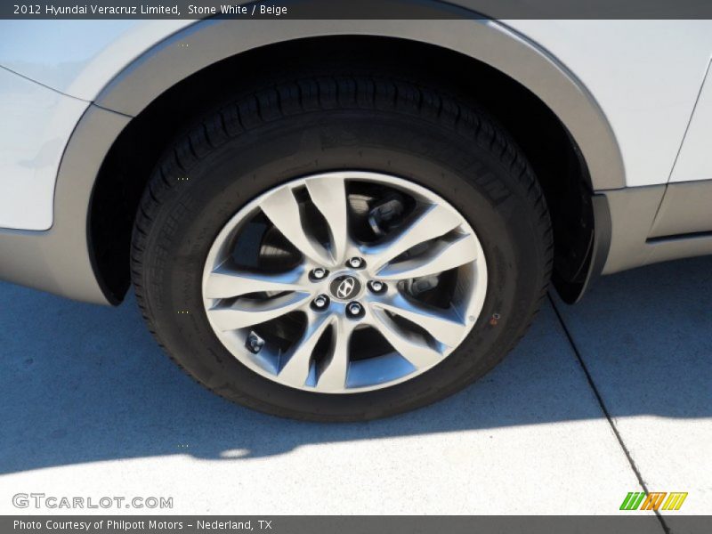 Stone White / Beige 2012 Hyundai Veracruz Limited