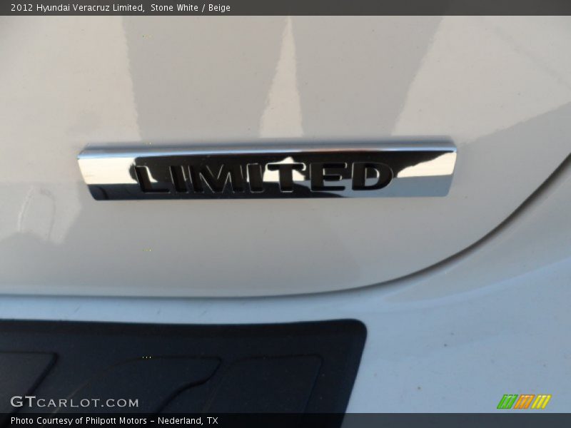 Stone White / Beige 2012 Hyundai Veracruz Limited