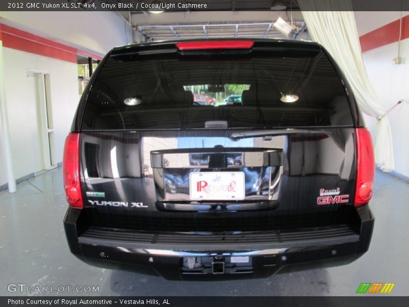Onyx Black / Cocoa/Light Cashmere 2012 GMC Yukon XL SLT 4x4