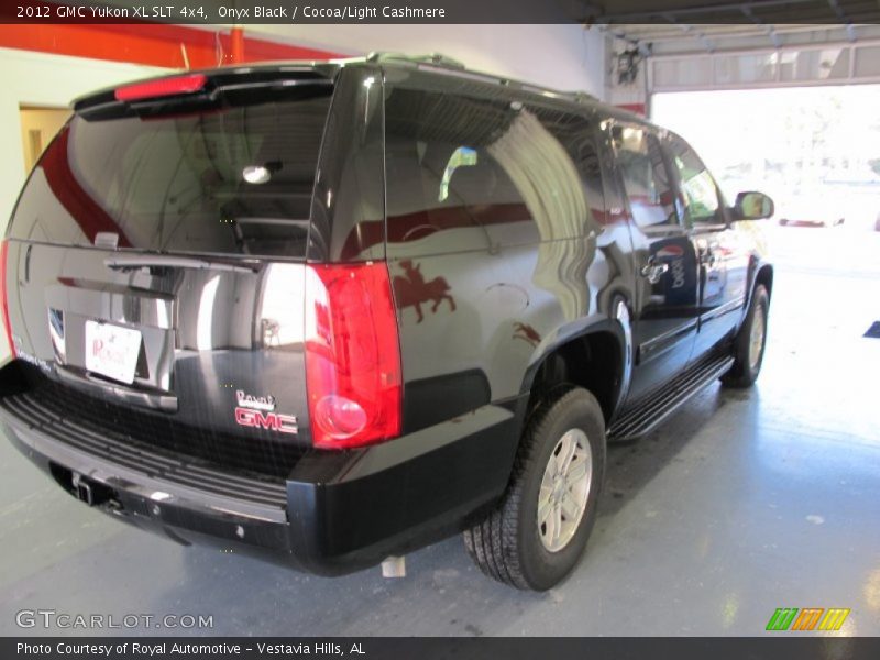 Onyx Black / Cocoa/Light Cashmere 2012 GMC Yukon XL SLT 4x4